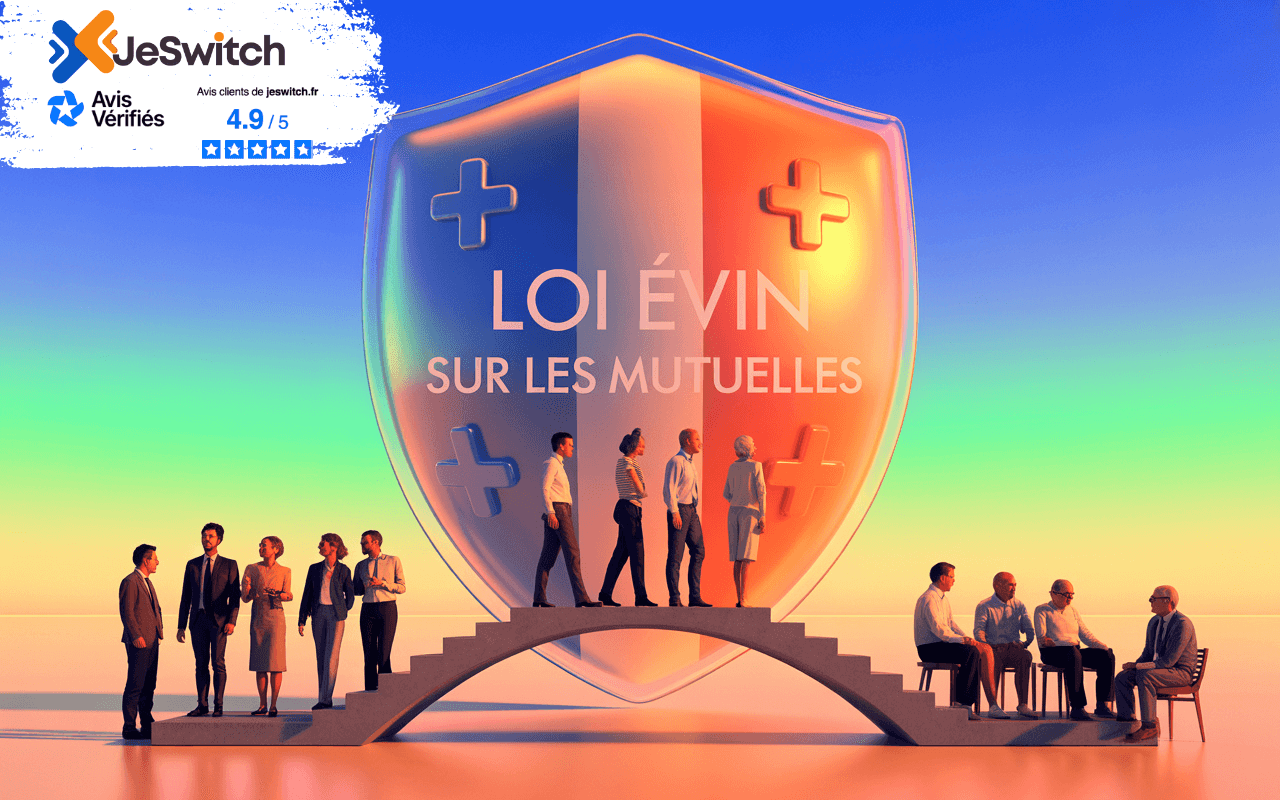 Image principale de l'article: Loi Evin sur les Mutuelles 2025 - Actualités Mutuelle Santé JeSwitch