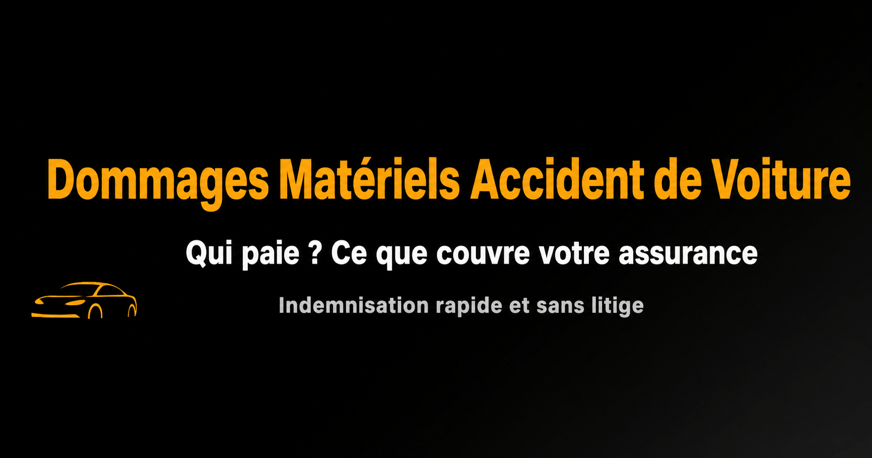 Image principale de l'article: Dommages Matériels Accident de Voiture : Qui Paie en 2026 ? - Actualités Assurance Auto JeSwitch