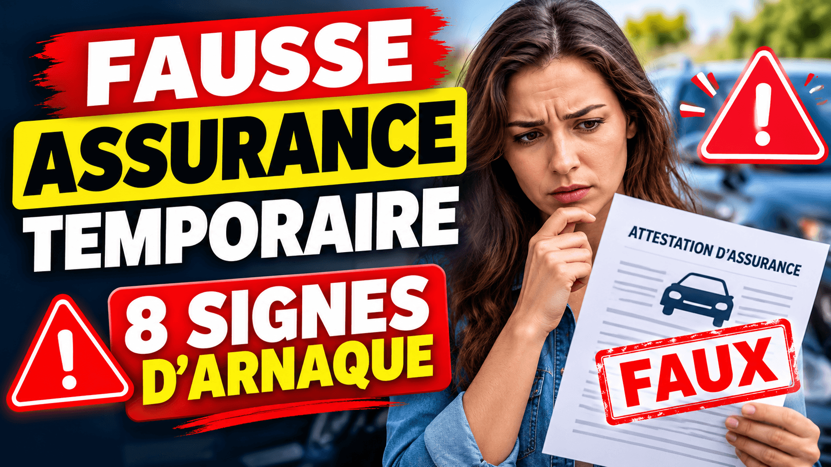 Image principale de l'article: Fausse Assurance Temporaire : 8 Signes d'Arnaque à Repérer - Actualités Assurance Auto JeSwitch
