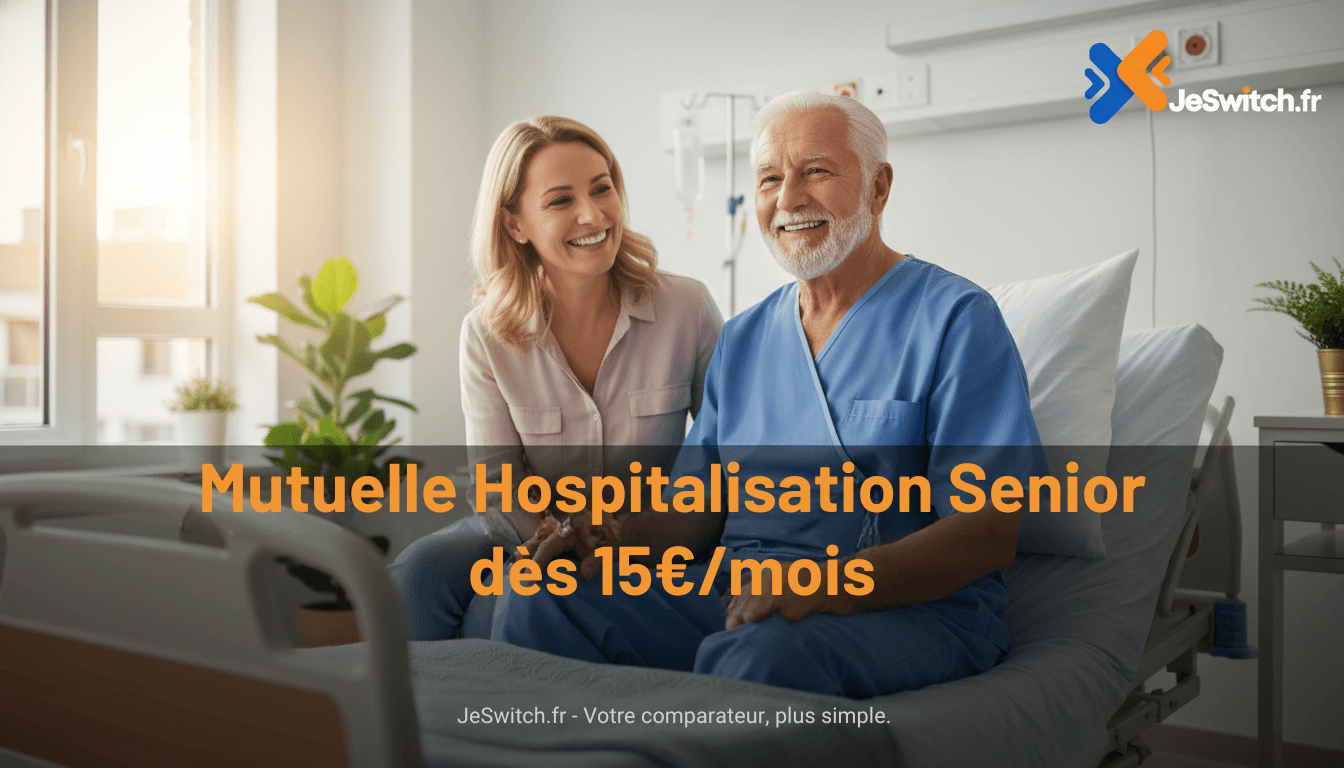 Image de l'article: Mutuelle Hospitalisation Seule Senior 2026 : Prix & Avis - Actualités mutuelle santé JeSwitch