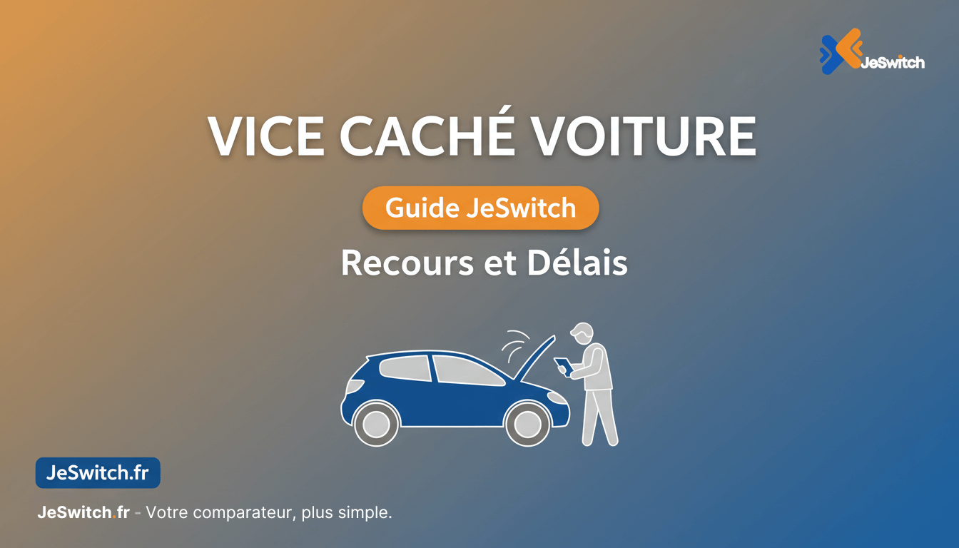 Image de l'article: Vice caché voiture : Guide 2025, recours et délais pour vous défendre - Actualités assurance auto JeSwitch