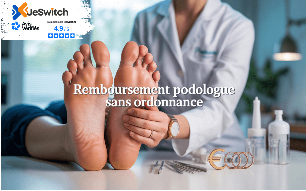 Image principale de l'article: Remboursement Podologue Sans Ordonnance 2025 - Actualités Mutuelle Santé JeSwitch