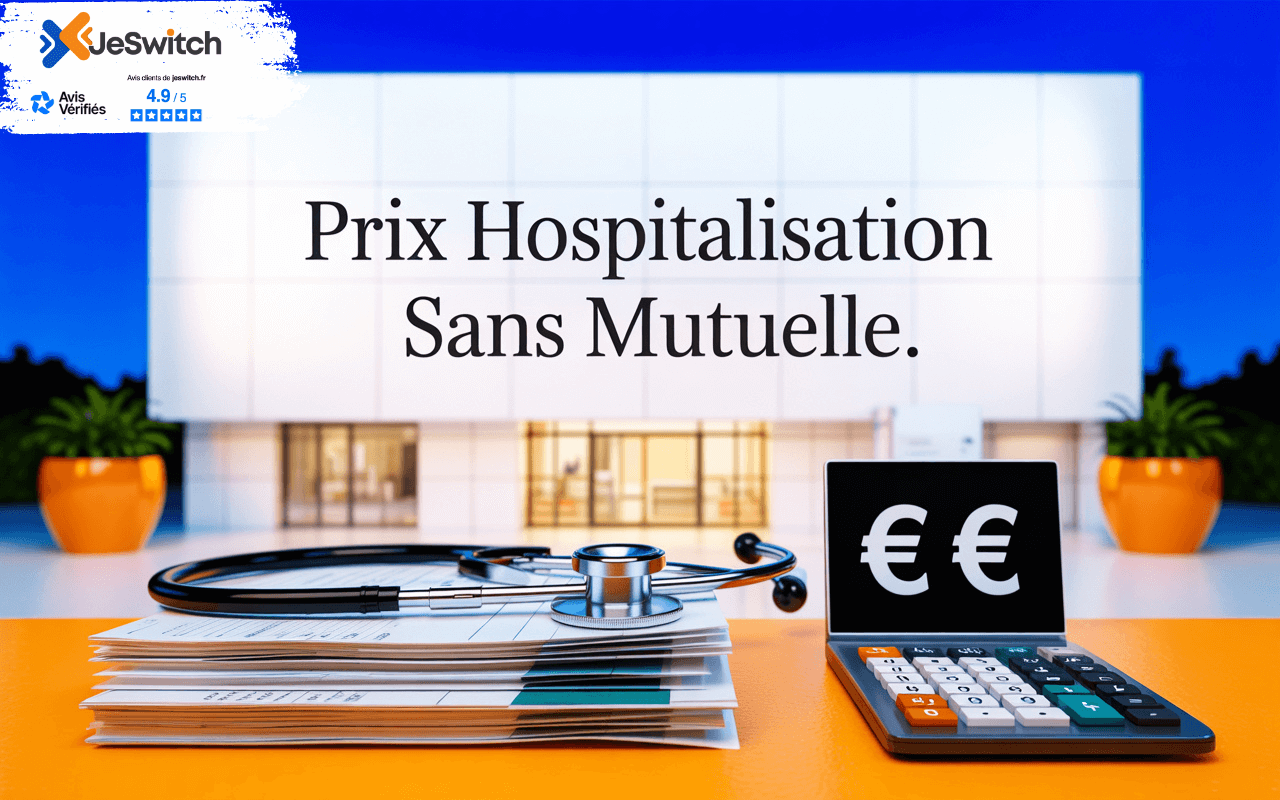 Image de l'article: Prix Hospitalisation Sans Mutuelle 2025 : Économisez jusqu'à 2 353€ sur vos Frais avec JeSwitch - Actualités mutuelle santé JeSwitch