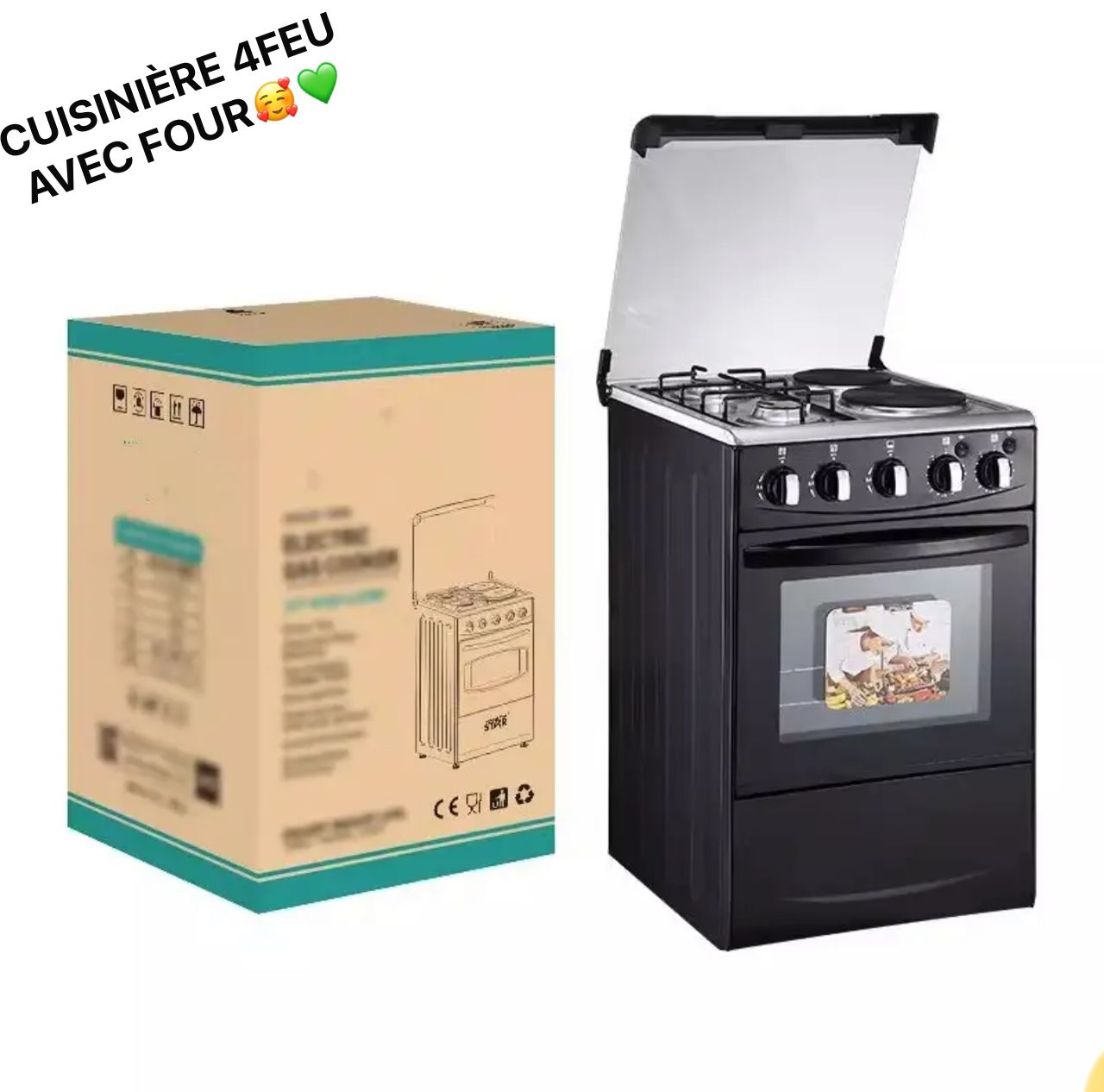 Image de l'article: Cuisinière à gaz et four électrique pour cuisine moderne - Actualités énergie JeSwitch