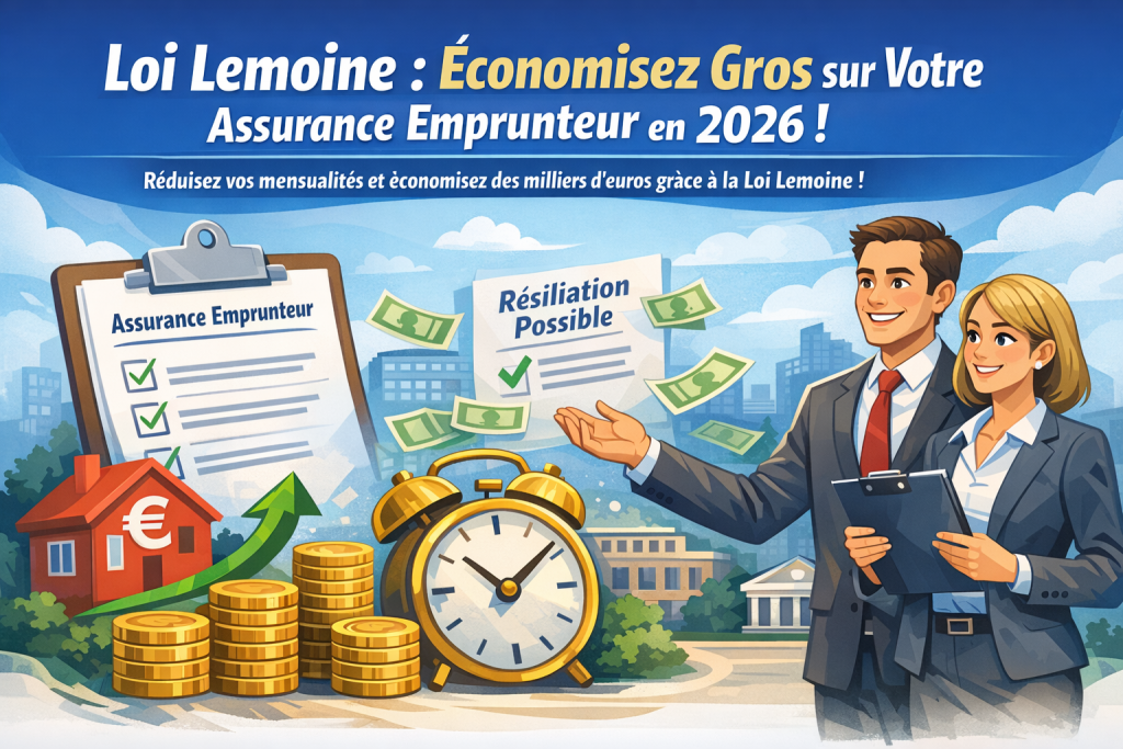 Image de l'article: Loi Lemoine : Économisez sur votre assurance emprunteur 2026 - Actualités assurance emprunteur JeSwitch