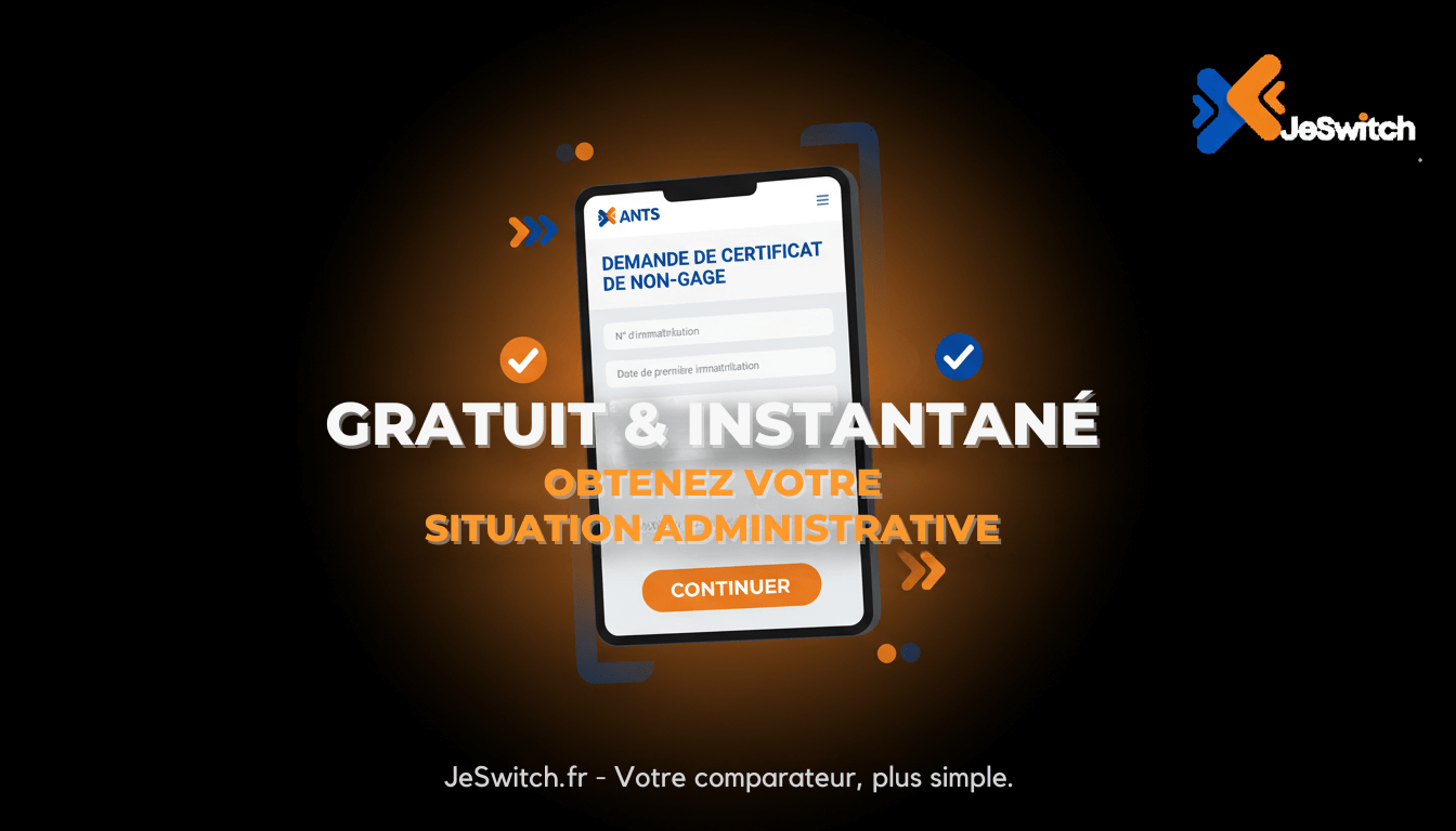 Image de l'article: Certificat de Non-Gage : Comment l'Obtenir Gratuitement ? - Actualités assurance auto JeSwitch