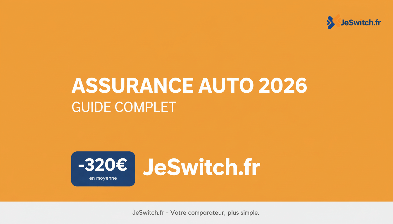 Image de l'article: Assurance Auto 2026 | Guide Complet | -320€ | JeSwitch - Actualités assurance auto JeSwitch