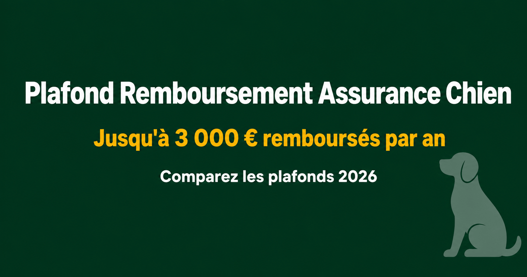Image de l'article: Plafond de remboursement assurance chien 2026 : comment ça marche ? - Actualités assurance animaux JeSwitch