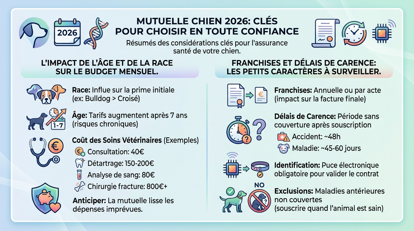 Image de l'article: Assurance santé animale 2026 : garanties et remboursements clés - Actualités mutuelle santé JeSwitch