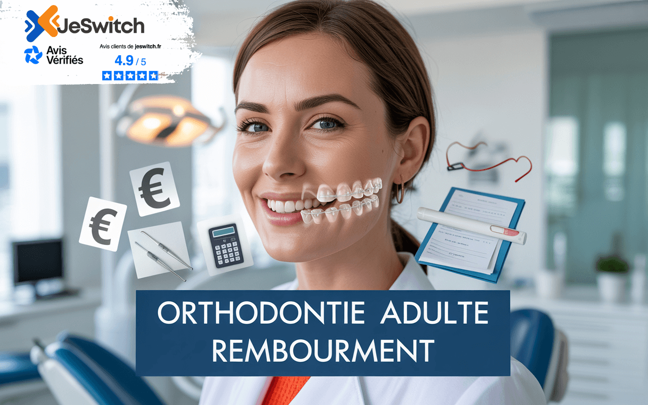 Image principale de l'article: Orthodontie Adulte Remboursement 2025 | Économisez 70% - Actualités Mutuelle Santé JeSwitch