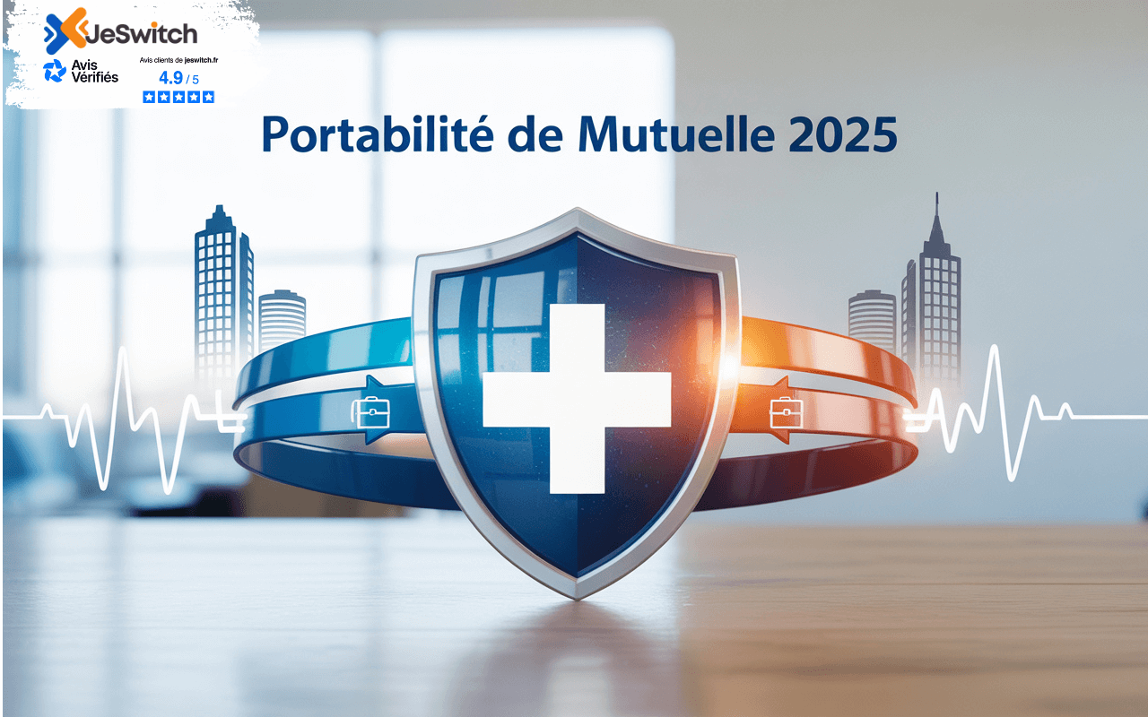 Image principale de l'article: Portabilité Mutuelle et Changement d'Employeur 2025 - Économisez avec JeSwitch - Actualités Mutuelle Santé JeSwitch