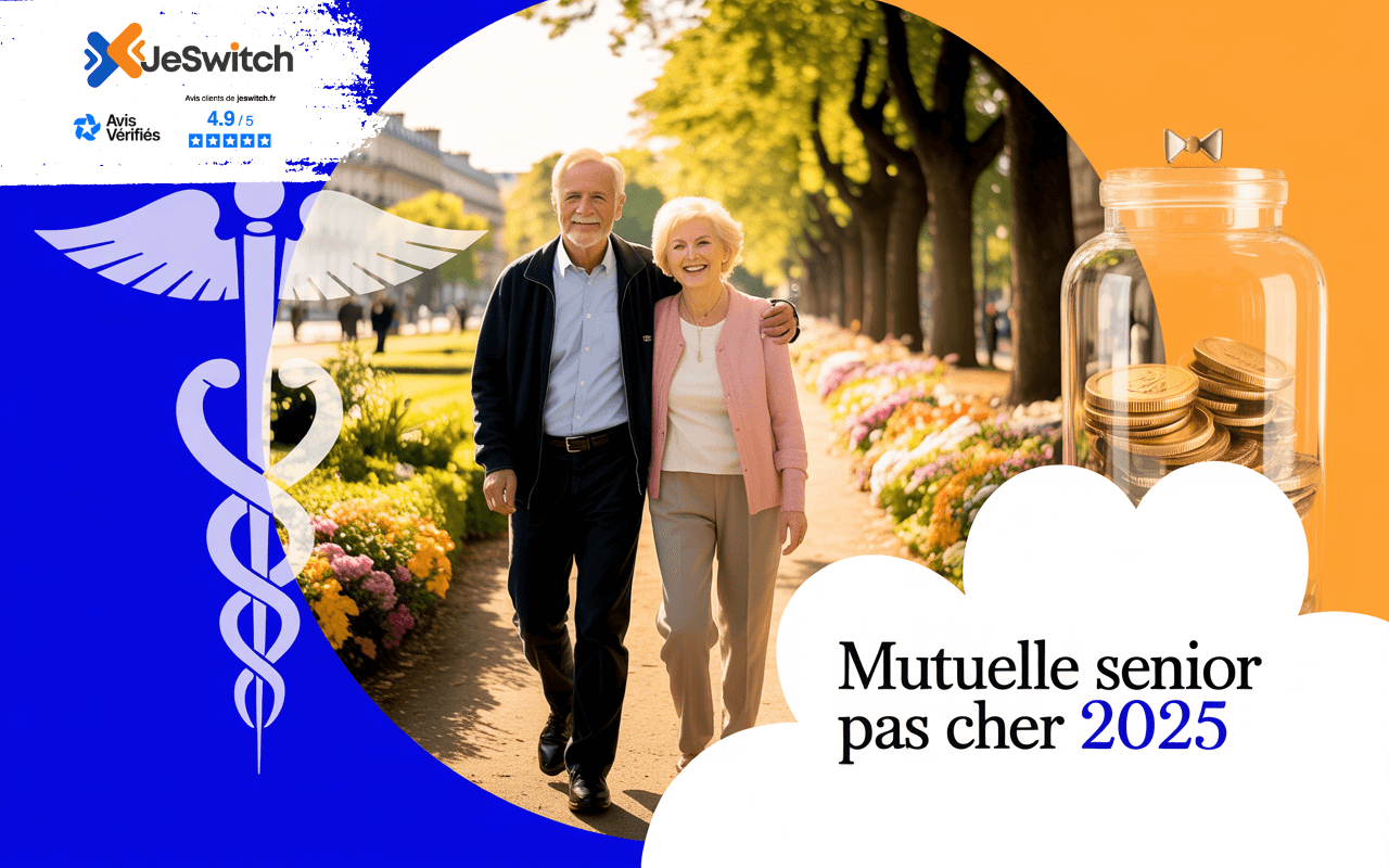 Image principale de l'article: Mutuelle Senior Pas Cher 2025 : Économisez 416€ par An - Actualités Mutuelle Santé JeSwitch