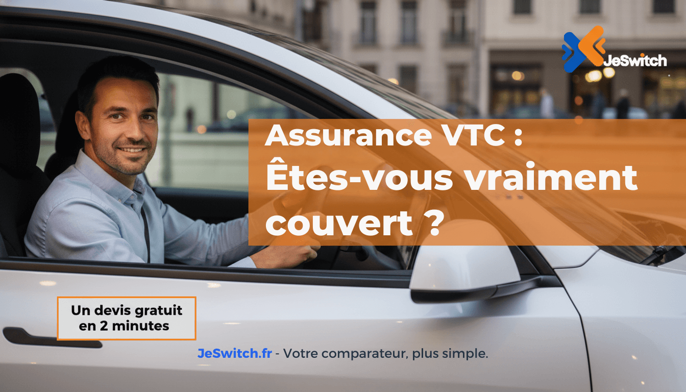 Image de l'article: Assurance VTC : 5 Vérités que les Assureurs ne Disent Pas - Actualités assurance auto JeSwitch