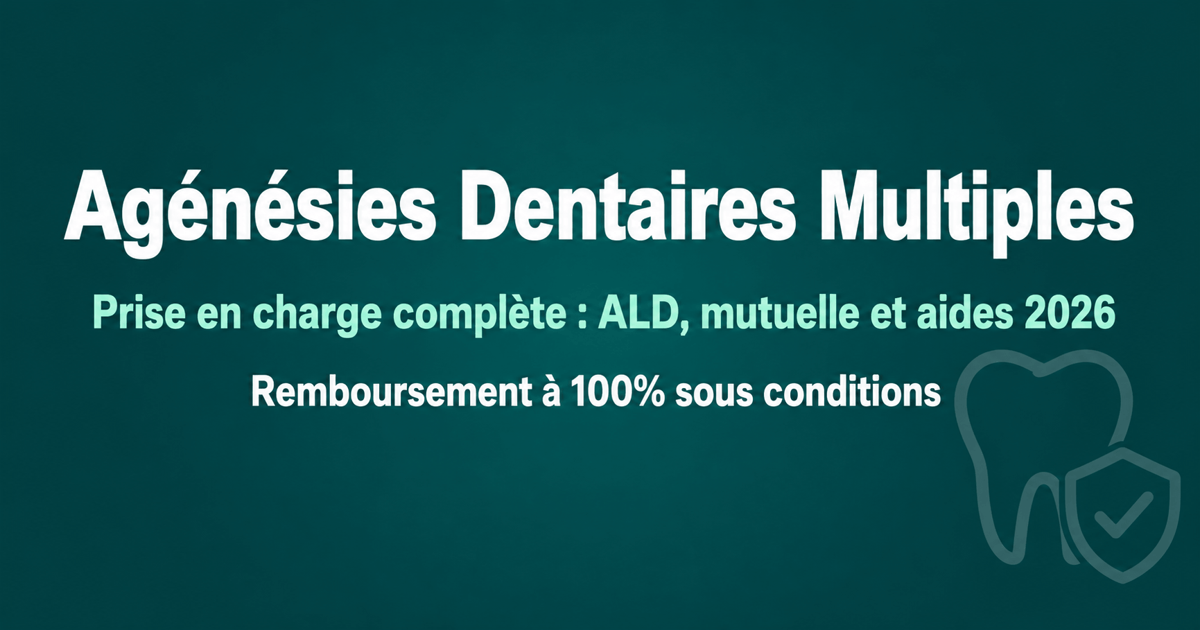 Image de l'article: Agénésies Dentaires Multiples : Prise en Charge 2026 - Actualités mutuelle santé JeSwitch