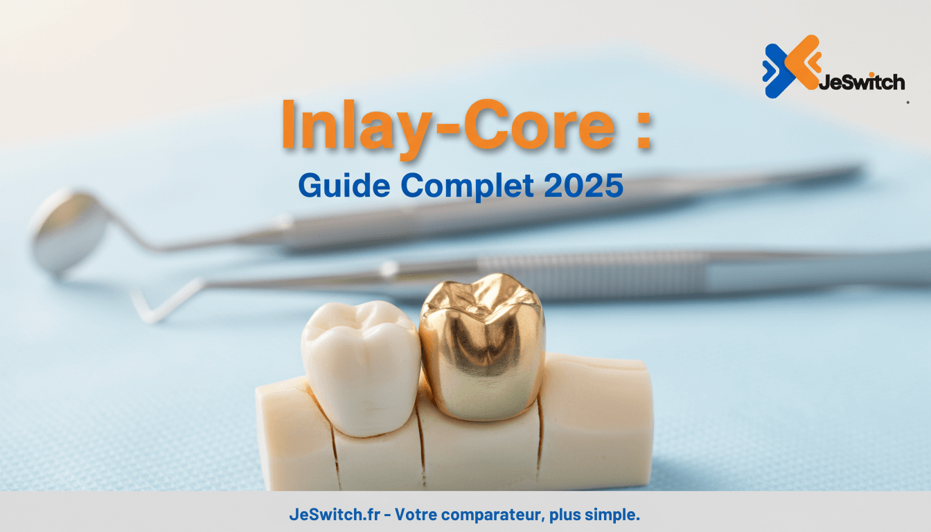 Image de l'article: Inlay-Core : Prix, Remboursement et Couverture Mutuelle 2025 - JeSwitch.fr - Actualités mutuelle santé JeSwitch
