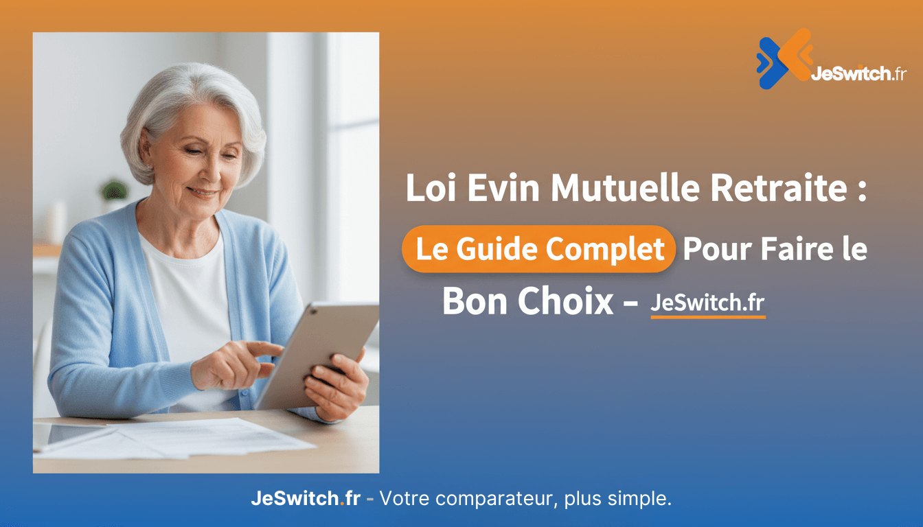 Image de l'article: Loi Evin mutuelle retraite : Le guide complet pour faire le bon choix - Actualités mutuelle santé JeSwitch