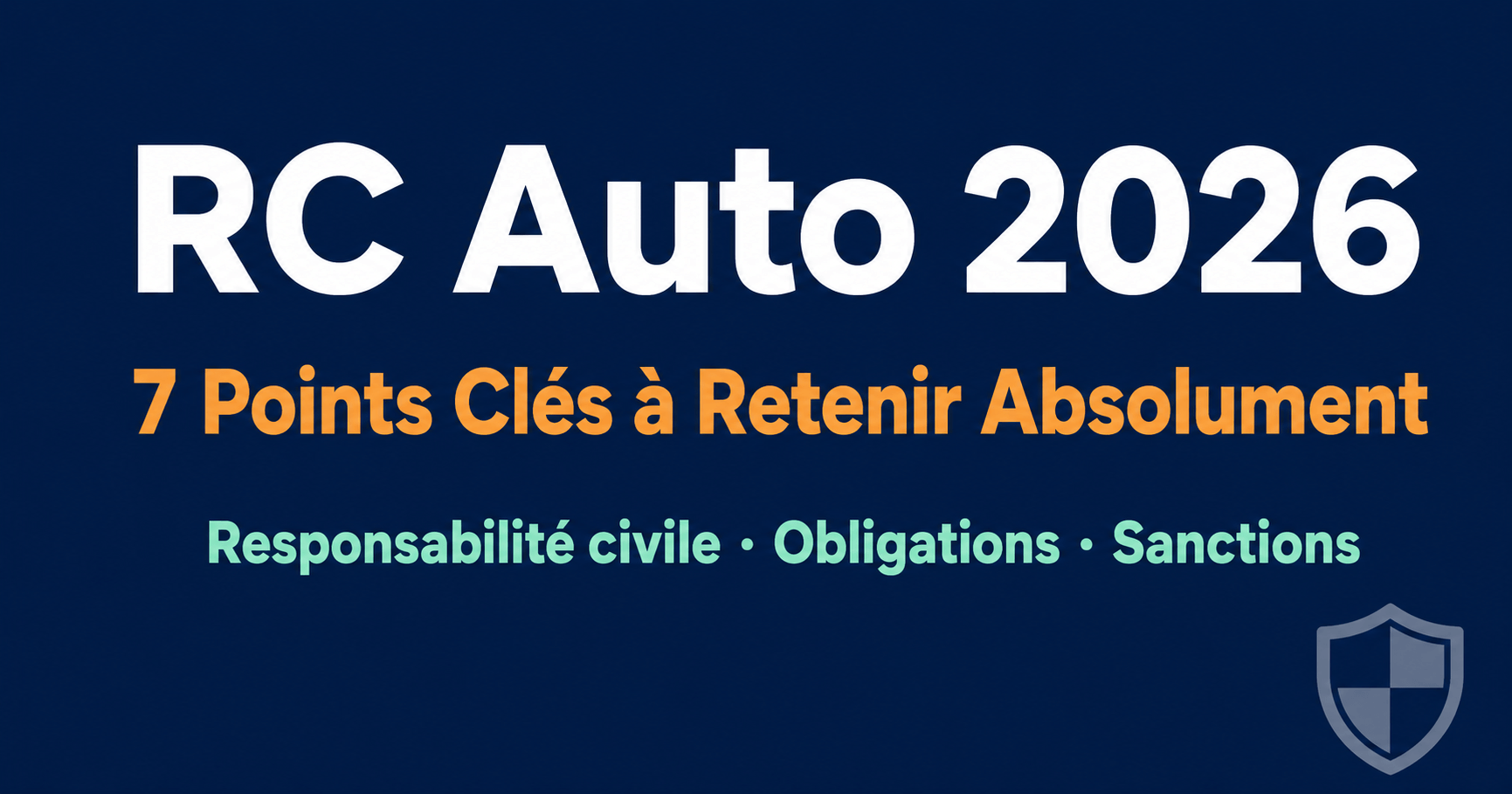 Image de l'article: Responsabilité civile assurance auto : 7 points clés 2026 - Actualités assurance auto JeSwitch