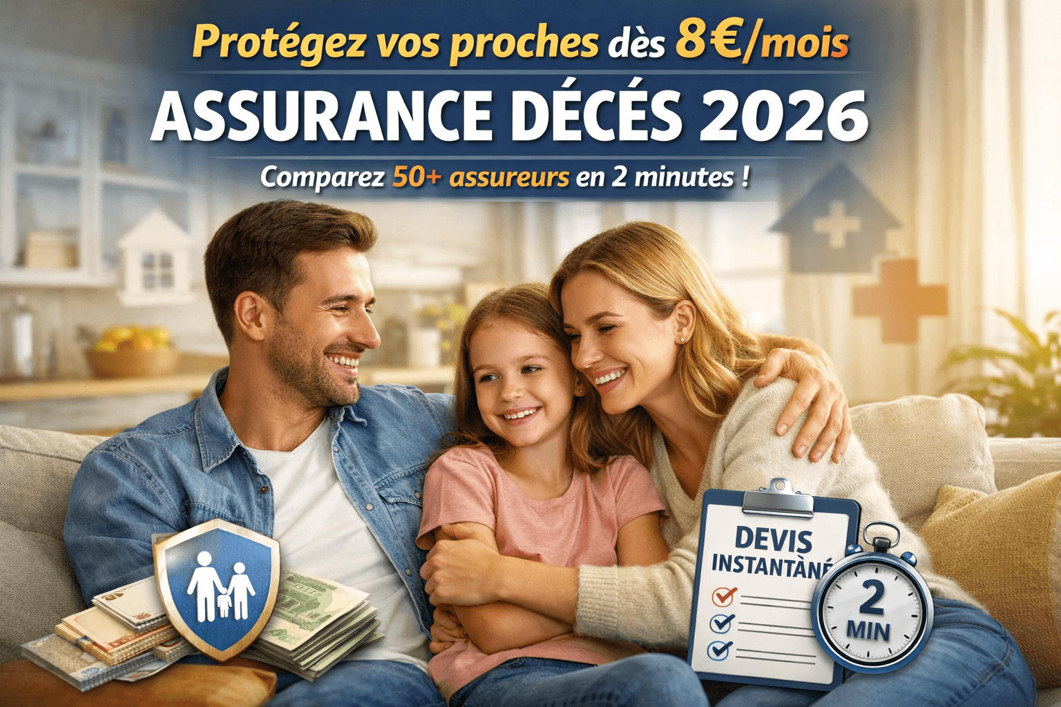 Image de l'article: Meilleure Assurance Décès 2026 : Comparatif & Guide - Actualités assurance décès JeSwitch