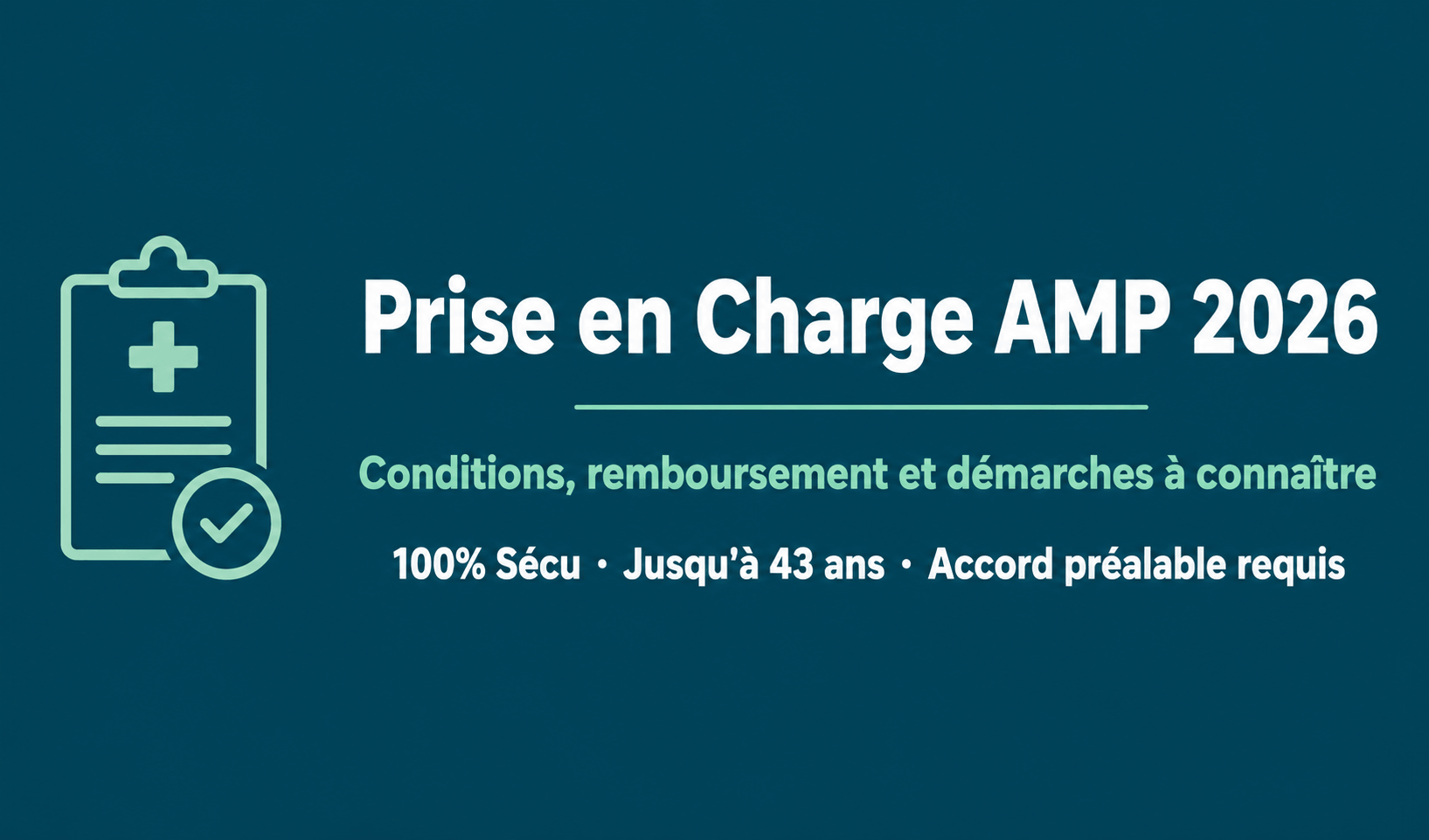 Image de l'article: Prise en charge AMP 2026 : 100% Remboursée par la Sécu - Actualités mutuelle santé JeSwitch