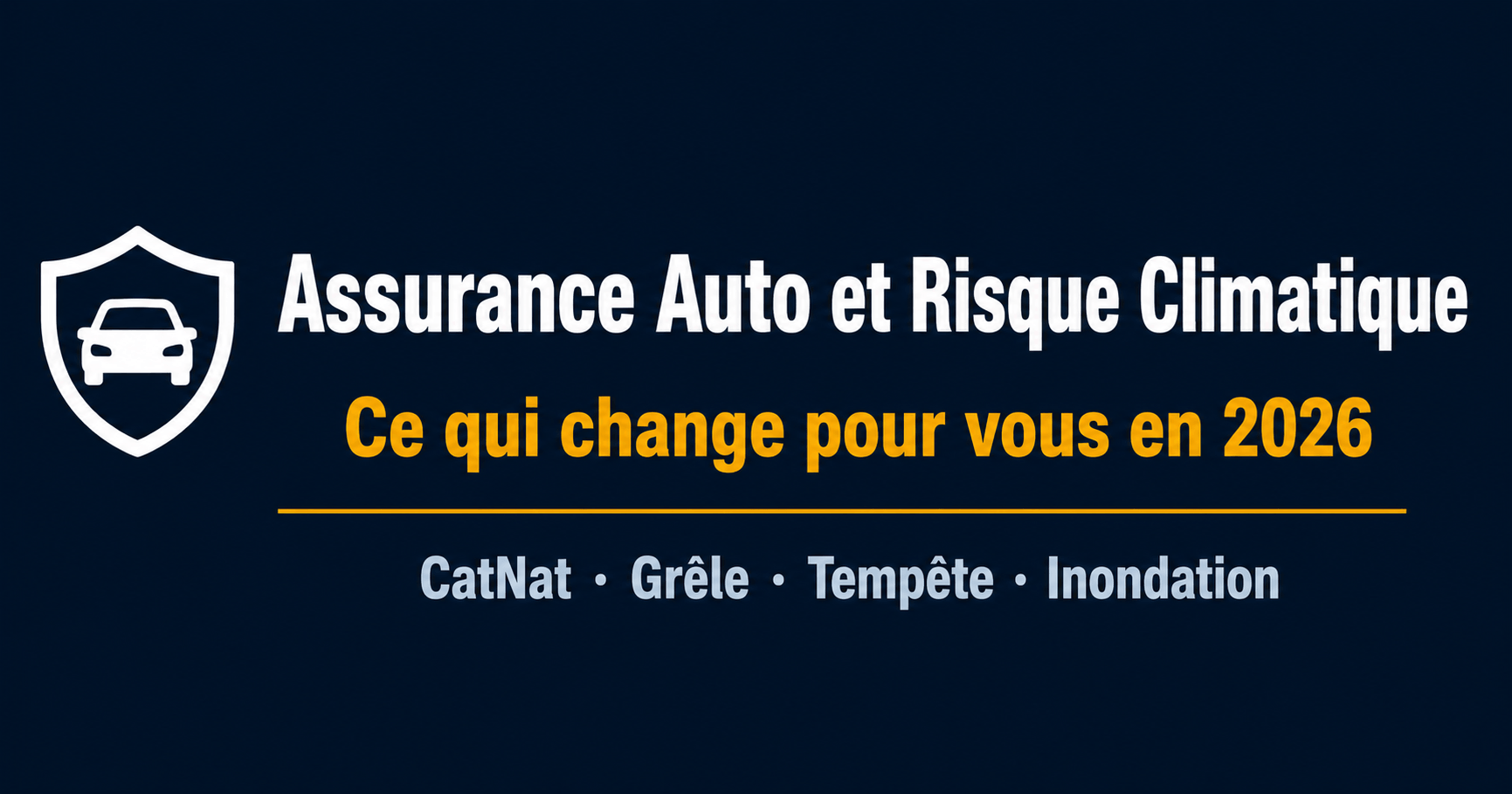 Image de l'article: Assurance auto et risque climatique en 2026 - Actualités assurance auto JeSwitch