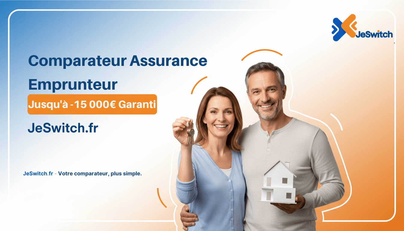Image de l'article: Comparateur Assurance Emprunteur | Jusqu'à -15 000€ Garanti | JeSwitch - Actualités assurance emprunteur JeSwitch