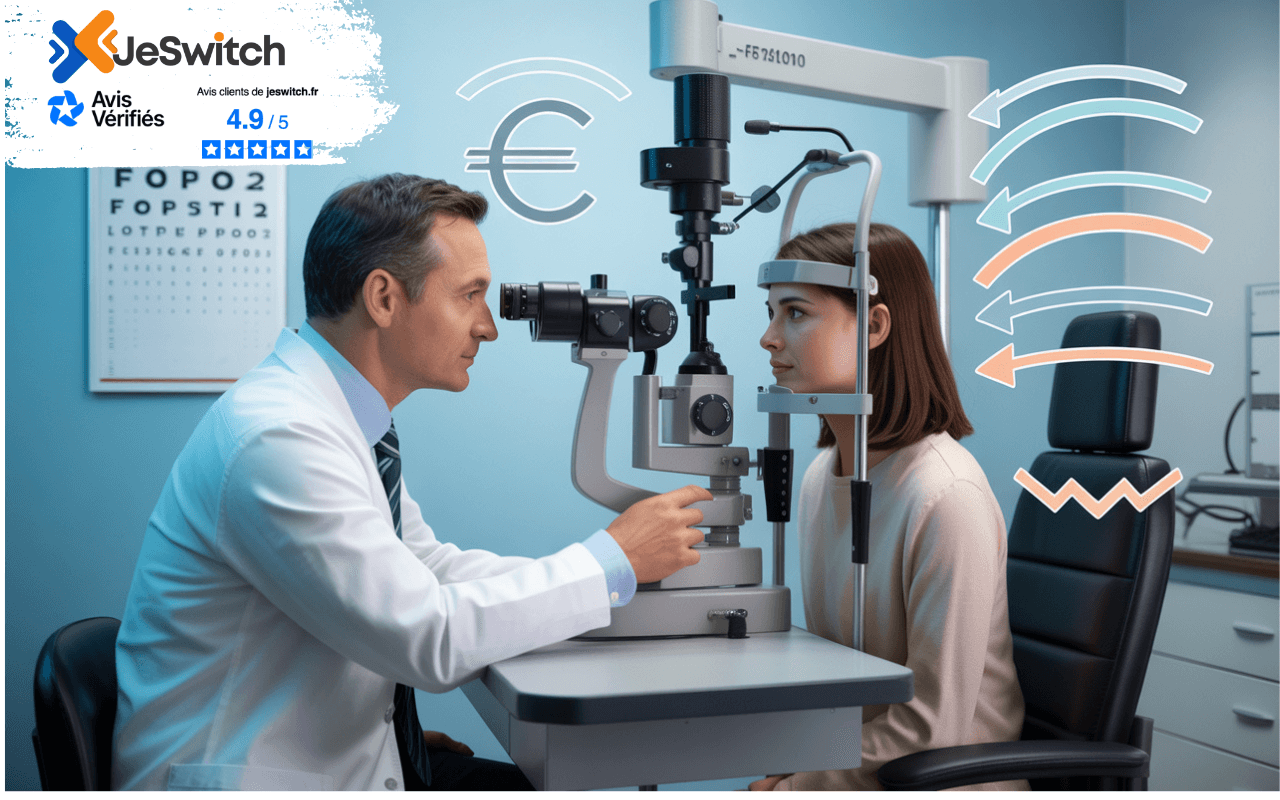 Image principale de l'article: Prix Consultation Ophtalmologue 2025 - Actualités Mutuelle Santé JeSwitch